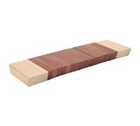 TIKATARER Sonda de Madera con Dientes Orff, Instrumento Musical de Madera Maciza, Instrumento de Percusión para Niños con Bordes Pulidos a Mano, Seguro, Ayuda a Desarrollar el Ritmo y la Conciencia