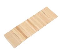 TIKATARER Sonda de Madera con Dientes Orff, Instrumento Musical de Madera Maciza, Instrumento de Percusión para Niños con Bordes Pulidos a Mano, Seguro, Ayuda a Desarrollar el Ritmo y la Conciencia