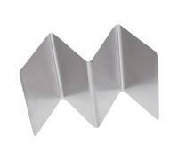 TIKATARER Soporte para Tacos de Acero Inoxidable, Rejilla para Tacos para Horno, Parrilla y Lavavajillas, Forma Triangular, Ideal para Hornear, Servir, Fácil de Limpiar, Apilable, 3-4 Ranuras (1-2