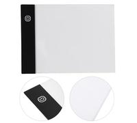 TIKATARER Tablero LED de Dibujo a Mano, Tablero de Dibujo de Vidrio Orgánico Ultrafino con Luces LED de Protección Ocular Ajustables, para Caligrafía, Pintura, Animación, Niños (USB)