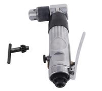 TIKATARER Taladro Neumático de ángulo Recto, Mandril de 3/8 pulg., 1800 Rpm | Taladro Neumático, Cuerpo de Aleación de Zinc, Avance hacia Atrás, Compatibilidad con Portabrocas de 3/8 pulg., Uso en