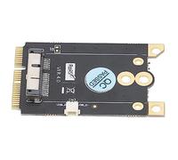 TIKATARER Tarjeta Adaptadora Convertidora Mini PCI E a BCM, Plug Play, No Necesita Controlador, Tarjeta Adaptadora para WLAN de 12 y 6 Pines, Ideal para OS X de 7, 8, 8.1, 10, 32, 64 bits