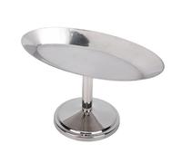 TIKATARER Taza para Helado de Acero Inoxidable, Tazón para Postre, Recipiente para Postre de una Sola Porción con Base con Patas, Ideal para Yogur, Pudín, Ensalada de Frutas, Nueces y Dulces (Estilo