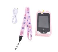 TIKATARER Teléfono Inteligente para Niños, Juguetes de Aprendizaje para Niños Pequeños, Teléfono con Pantalla Táctil de 2,8 Pulgadas con Cámaras Duales, Reproductor de Música, Tarjeta de Memoria de