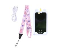TIKATARER Teléfono Inteligente para Niños, Juguetes de Aprendizaje para Niños Pequeños, Teléfono con Pantalla Táctil de 2,8 Pulgadas con Cámaras Duales, Reproductor de Música, Tarjeta de Memoria de