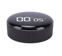 TIKATARER Temporizador Digital de Cocina, Temporizador Magnético de Cuenta Regresiva con Pantalla LED Grande, Recargable por USB para Cocinar, Hornear, Estudiar y Hacer Ejercicio (Black)