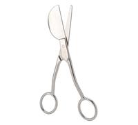 TIKATARER Tijeras de Apliques, Tijeras de Bordes de Bordes de Bordado de Apliques con de Desplazamiento Curvado Doblado Doblado Costura de Bordado Curvado de 6 Pulgadas para la alfombra.