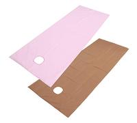 TIKATARER TIKATARER Sábana de Masaje Impermeable a Prueba de Aceite, Cubierta de Spa de Fibra de Poliéster con Orificio para la Respiración Facial, Ideal para Salón y Masaje de Belleza, 200x75 Cm