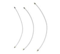 TIKATARER Tubo de Leche para Máquina de café, Paquete de 3 Mangueras de PTFE de Grado Alimenticio para Máquinas de café, con Resistencia a Alta Presión y Temperatura, y Reemplazo (300 mm/11,8