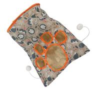 TIKATARER Túneles de Gato para Gatos Interiores, Juguete de Maleta para Mat de Arrugas de Hámsters Túnel Túnel Baldeador de Cat Bal de Dormir para Que el Gatito Se Esconda y Atrapa 3 Capas Toy de
