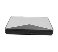 TIKATARER Unidad de CD/DVD Externa para Computadora Portátil, Unidad de DVD Externa Reproductor de DVD para Computadora Portátil Aleación de Aluminio USB3.0 Computadora de Escritorio