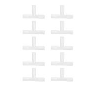 TIKATARER Válvula de Camiseta de Control de Flujo de Aire del Acuario, 10 Piezas de 10 Piezas ABS 8 Mm Válvula de Aire de Aire Divisor de Tubo de Aire Design Triple Conector Regulador de