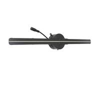 TIKATARER Ventilador Holográfico 3D, Proyector 3D WiFi de 16.5 Pulgadas con Resolución de 2000x224 y 224 LED Ideal para Negocios Tiendas y Fiestas (100-240 V) (Enchufe de la UE)