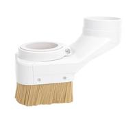 TIKATARER Zapata Guardapolvo para Husillo, Cubierta Antipolvo para Motor de Husillo CNC de 80 Mm, Limpiador de Cepillo de Doble Puerta con Cepillos Desmontables, Ideal para Astillas de Madera y