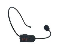 Tikeda - Micrófono de condensador megáfono Radio FM inalámbrico para manos libres Micrófono para Tour Guide vendedor profesor anfitrión altavoz Conferencia y karaoke