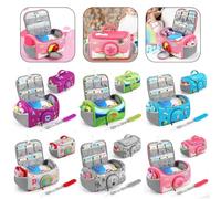 Tikes Story For Dream Machine Starter Set Funda protectora de material no tejido que se adapta perfectamente a la colección de libros y juegos de audio para niños pequeños (morado)