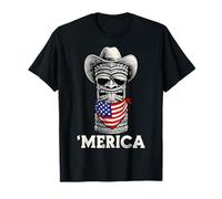 Tiki Luau Hawaiian Hawaii American Flag - Gafas de Sol de Verano Camiseta