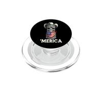 Tiki Luau Hawaiian Hawaii American Flag - Gafas de Sol de Verano PopSockets PopGrip para MagSafe