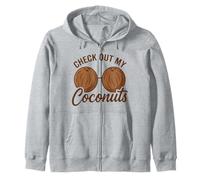 Tiki Luau Hula - Sujetador Hawaiano de Coco con pechugas de Coco Sudadera con Capucha