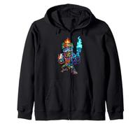 Tiki Man Futuro Héroe Sudadera con Capucha