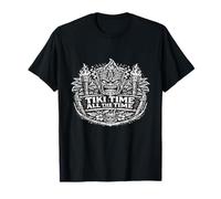 Tiki Time All The Time - Tropical Party Vibes Camiseta