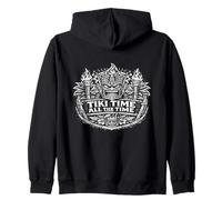 Tiki Time All The Time - Tropical Party Vibes Sudadera con Capucha