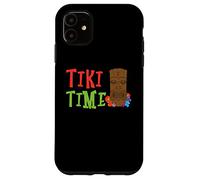 Tiki Time - Bebida Tropical Hawaiana Luau Party Tiki Bar Carcasa para iPhone 11