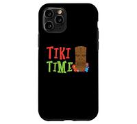 Tiki Time - Bebida Tropical Hawaiana Luau Party Tiki Bar Carcasa para iPhone 11 Pro