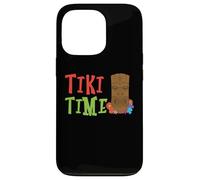 Tiki Time - Bebida Tropical Hawaiana Luau Party Tiki Bar Carcasa para iPhone 13 Pro