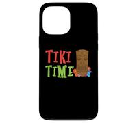 Tiki Time - Bebida Tropical Hawaiana Luau Party Tiki Bar Carcasa para iPhone 13 Pro MAX