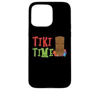 Tiki Time - Bebida Tropical Hawaiana Luau Party Tiki Bar Carcasa para iPhone 15 Pro MAX