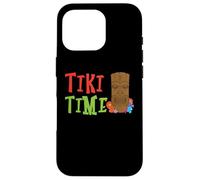 Tiki Time - Bebida Tropical Hawaiana Luau Party Tiki Bar Carcasa para iPhone 16 Pro