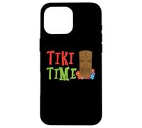 Tiki Time - Bebida Tropical Hawaiana Luau Party Tiki Bar Carcasa para iPhone 16 Pro MAX