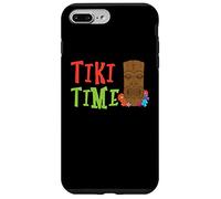 Tiki Time - Bebida Tropical Hawaiana Luau Party Tiki Bar Carcasa para iPhone 7 Plus/8 Plus