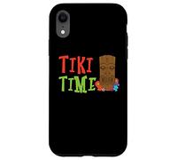 Tiki Time - Bebida Tropical Hawaiana Luau Party Tiki Bar Carcasa para iPhone XR