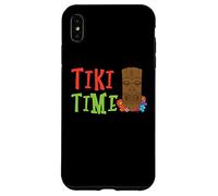 Tiki Time - Bebida Tropical Hawaiana Luau Party Tiki Bar Carcasa para iPhone XS MAX