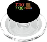 Tiki Time - Bebida Tropical Hawaiana Luau Party Tiki Bar PopSockets PopGrip para MagSafe