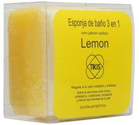 TIKIS ESPONJA CUADRADA CON JABON limon 100gr.