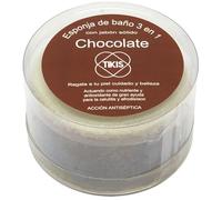 TIKIS ESPONJA REDONDA CON JABON chocolate 100gr.