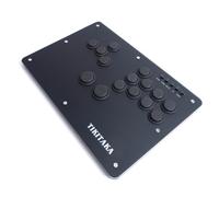 TIKITAKA S Series S15B-N - Diseño de botones divididos de nailon refinado, 15 teclas, botones de nailon con todos los botones, Gamerfinger, controlador de arcade Street Fight para PC/PS3/PS4/Steam