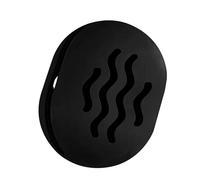 TIKIUKI Estuche de viaje para esponja de maquillaje, soporte de silicona para licuadora de belleza con diseño hueco de doble cara, caja de almacenamiento de secado rápido para esponjas húmedas o secas