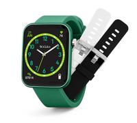 Tikkers Kids Series13 Smart Green Reloj con correa intercambiable, verde, Clásico