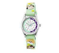 Tikkers Reloj con correa de silicona 3D Animal Aqua para niños