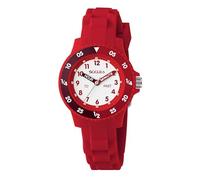 Tikkers Reloj de pulsera de silicona roja para niños