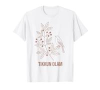 Tikkun Olam Judío Hebreo Naturaleza Shalom Camiseta