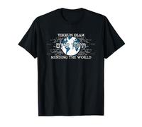 Tikkun Olam Sanando el Mundo Judaísmo Vintage Camiseta