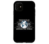 Tikkun Olam Sanando el Mundo Judaísmo Vintage Carcasa para iPhone 11