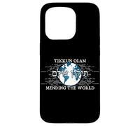 Tikkun Olam Sanando el Mundo Judaísmo Vintage Carcasa para iPhone 15 Pro