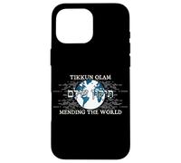 Tikkun Olam Sanando el Mundo Judaísmo Vintage Carcasa para iPhone 16 Pro MAX
