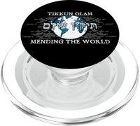 Tikkun Olam Sanando el Mundo Judaísmo Vintage PopSockets PopGrip para MagSafe